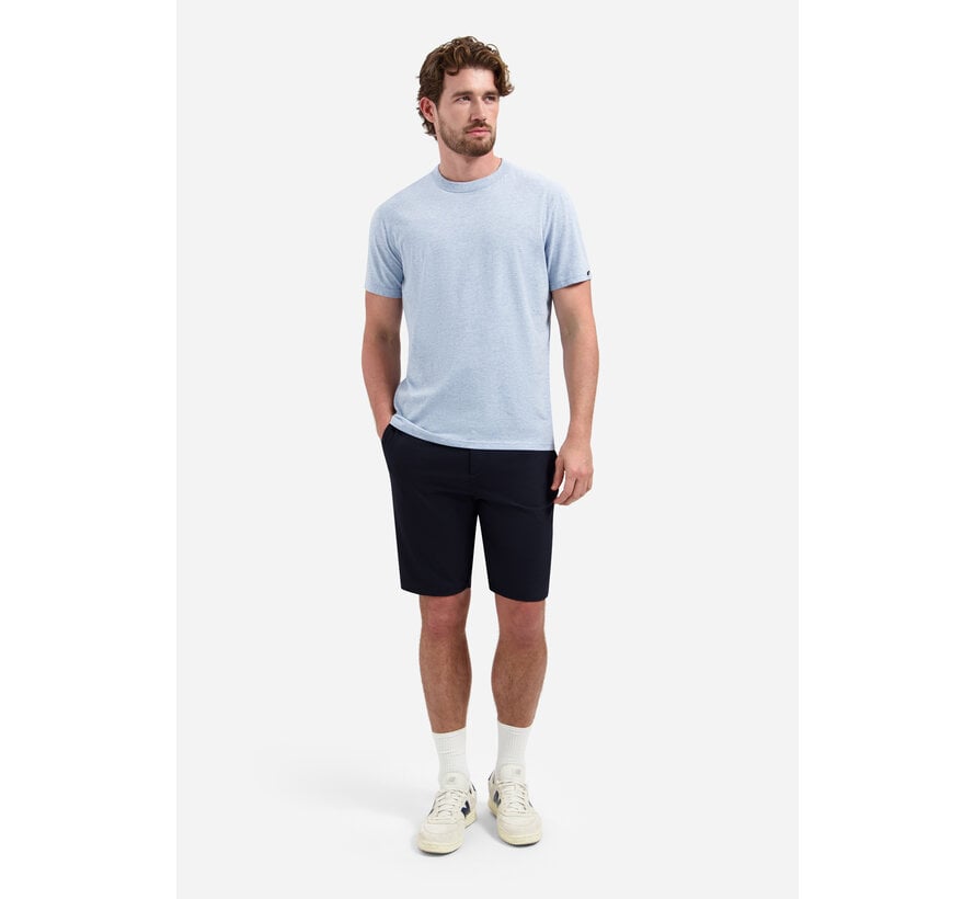 No Excess T-Shirt Crewneck Melange Blue (31340262 - 030)