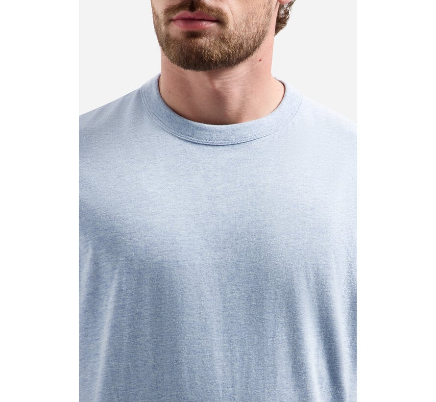 No Excess T-Shirt Crewneck Melange Blue (31340262 - 030)