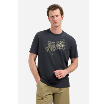 No Excess No Excess T-Shirt Crewneck Artwork Dark Steel (31340314 - 124)