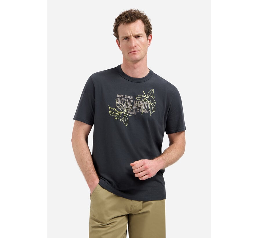 No Excess T-Shirt Crewneck Artwork Dark Steel (31340314 - 124)
