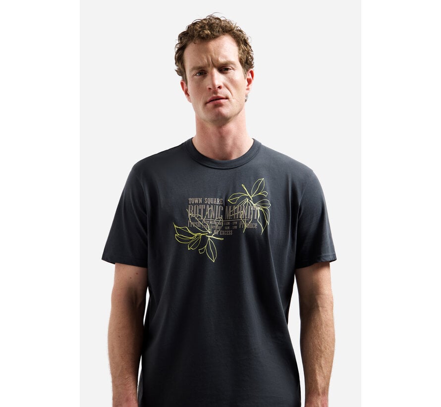 No Excess T-Shirt Crewneck Artwork Dark Steel (31340314 - 124)