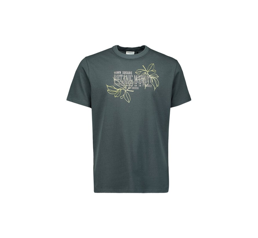 No Excess T-Shirt Crewneck Artwork Dark Steel (31340314 - 124)
