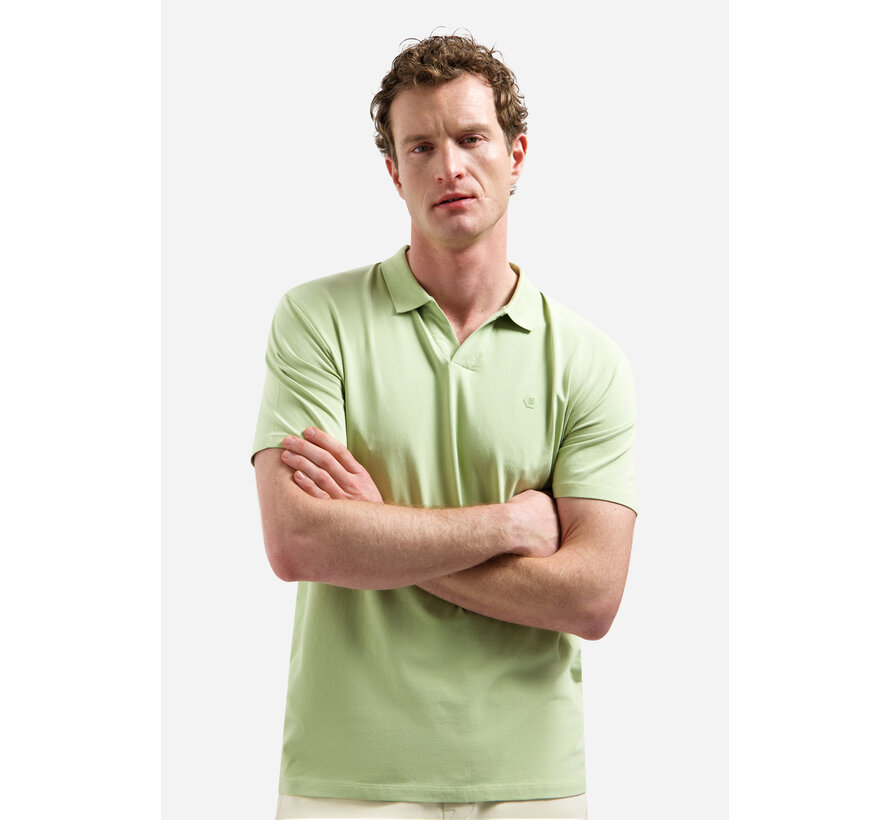 No Excess Polo V-Collar Clean Green (31380306 - 050)