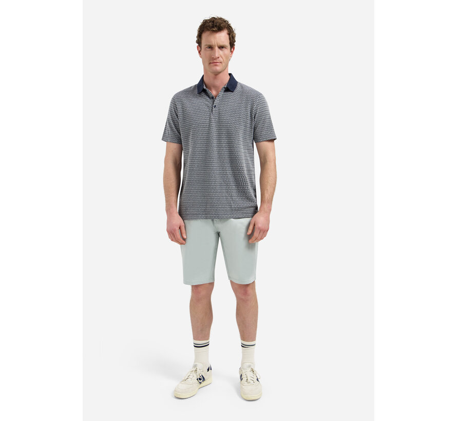 No Excess Polo Short Sleeve Jacquard Night (31380315 - 078)