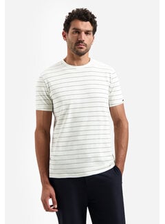 No Excess No Excess T-Shirt Crewneck Pin Stripe Garment Dyed Kit (31340371SN - 013)