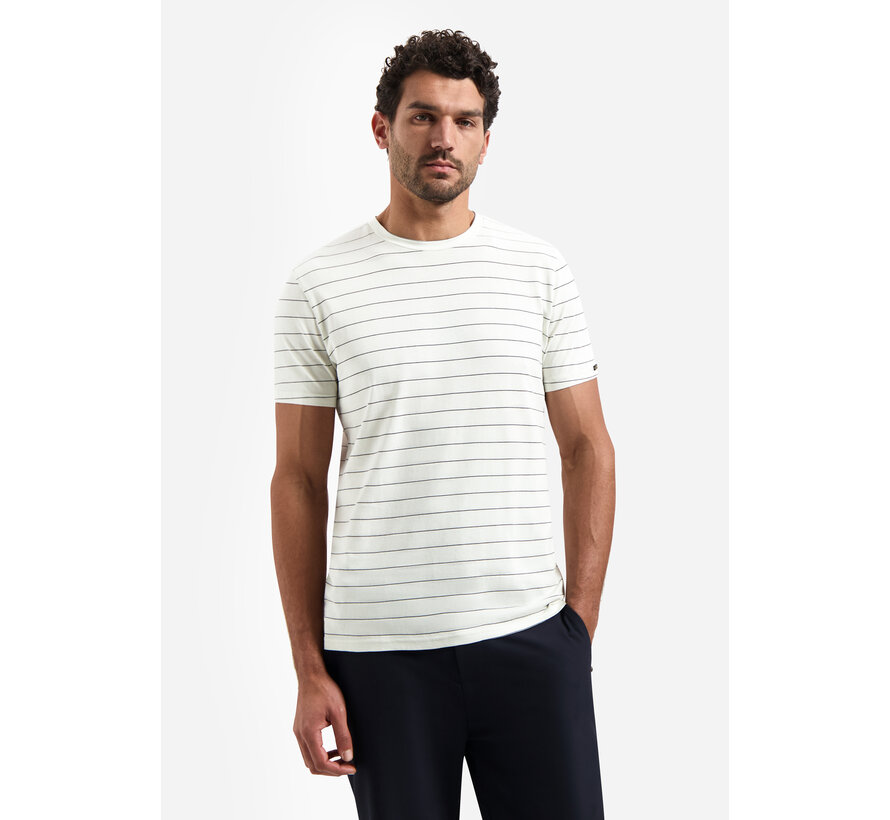 No Excess T-Shirt Crewneck Pin Stripe Garment Dyed Kit (31340371SN - 013)