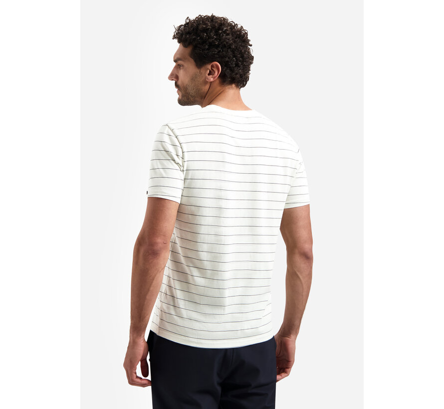 No Excess T-Shirt Crewneck Pin Stripe Garment Dyed Kit (31340371SN - 013)