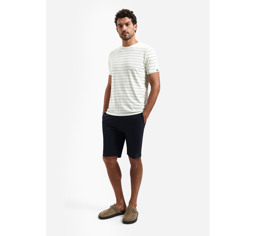 No Excess T-Shirt Crewneck Pin Stripe Garment Dyed Kit (31340371SN - 013)