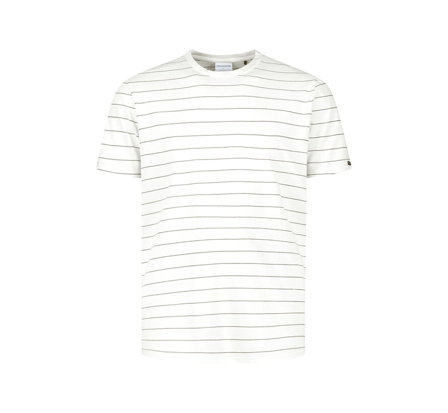 No Excess T-Shirt Crewneck Pin Stripe Garment Dyed Kit (31340371SN - 013)