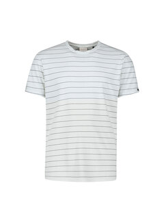No Excess No Excess T-Shirt Crewneck Pin Stripe Garment Dyed Ice (31340371SN - 151)
