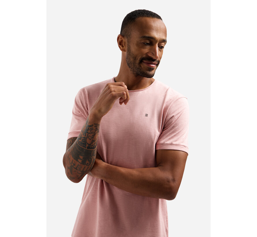 No Excess T-Shirt Crewneck Slub Light Mauve (31360202SN - 346)
