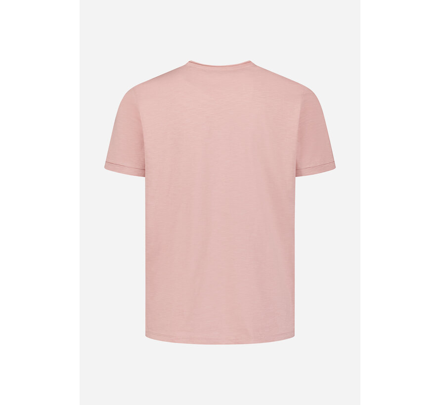 No Excess T-Shirt Crewneck Slub Light Mauve (31360202SN - 346)