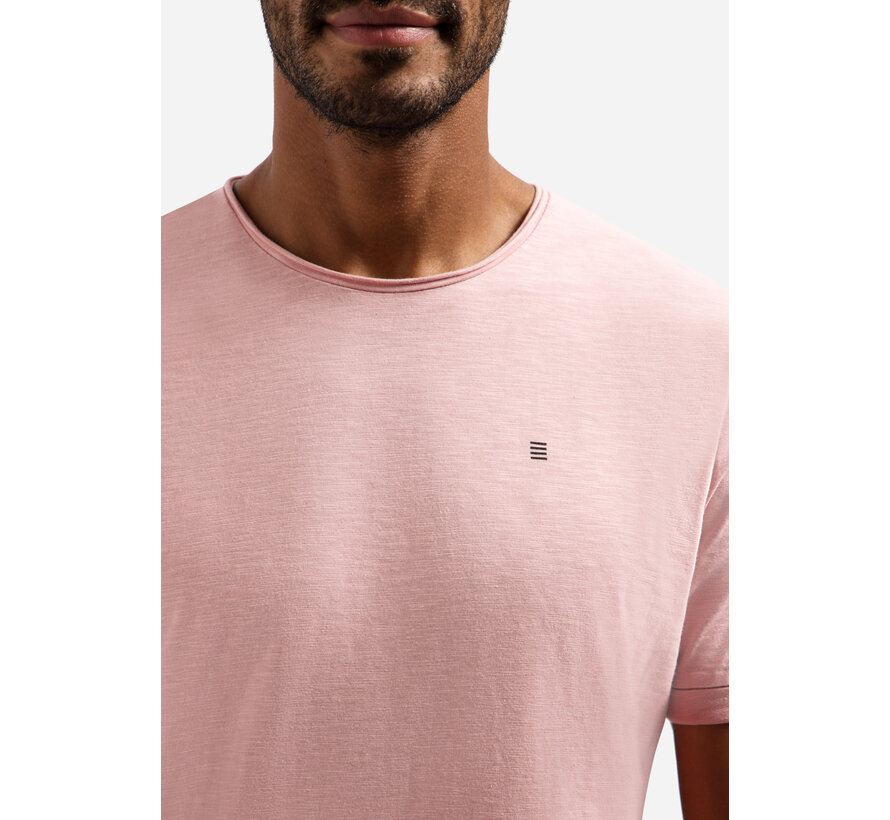No Excess T-Shirt Crewneck Slub Light Mauve (31360202SN - 346)