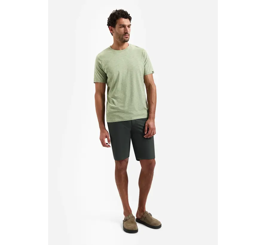 No Excess T-Shirt Crewneck Space Dyed Stripe Green (31350307 - 050)