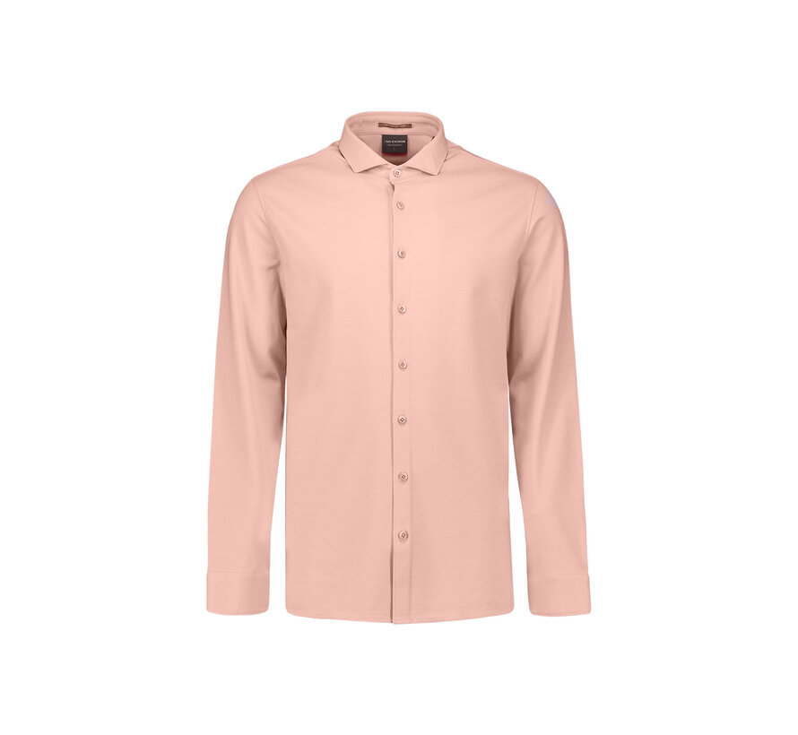 No Excess Shirt Jersey Melange Stretch Light Mauve (31410180SN - 346)