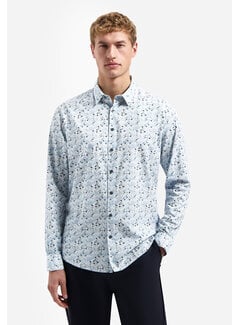 No Excess No Excess Shirt Allover Printed Blue (31430114 - 030)