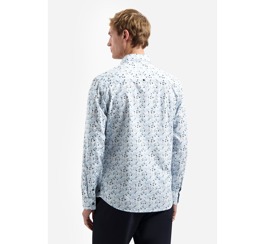 No Excess Shirt Allover Printed Blue (31430114 - 030)