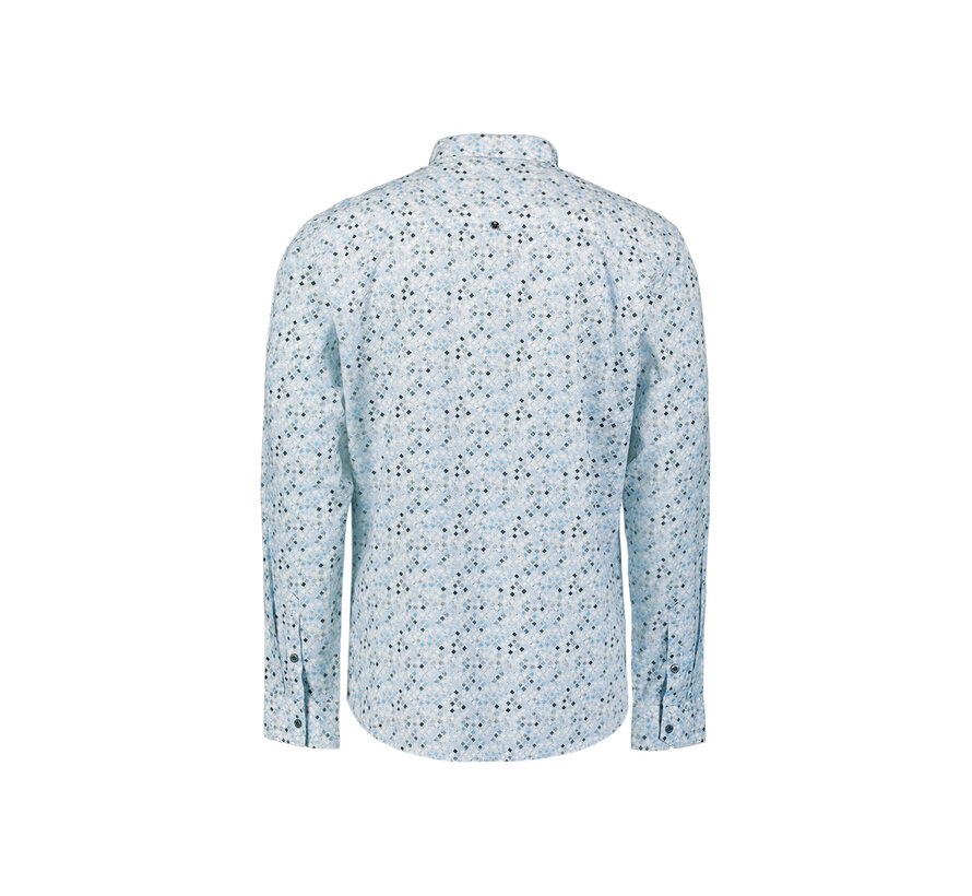 No Excess Shirt Allover Printed Blue (31430114 - 030)