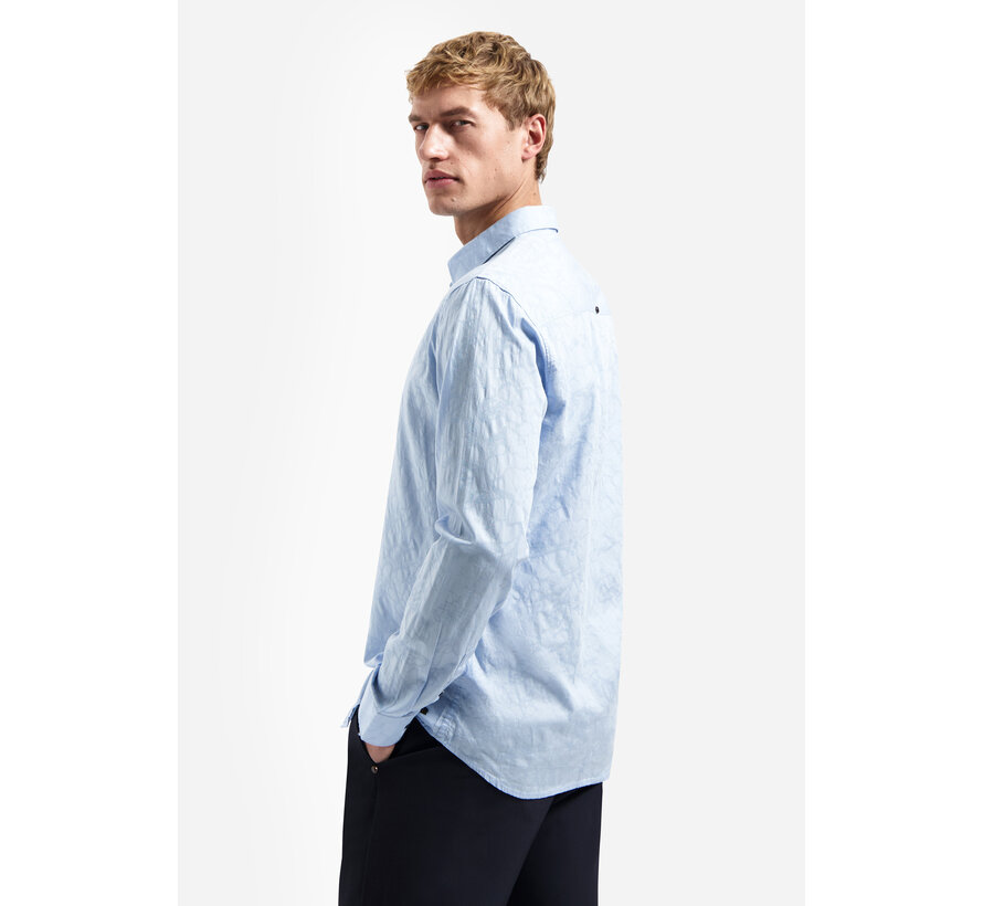 No Excess Shirt Allover Jacquard Blue (31430147 - 030)