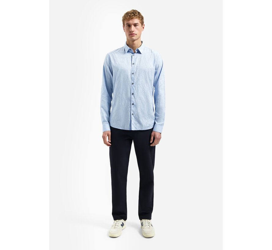 No Excess Shirt Allover Jacquard Blue (31430147 - 030)