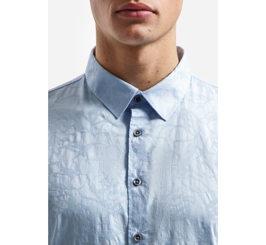 No Excess Shirt Allover Jacquard Blue (31430147 - 030)