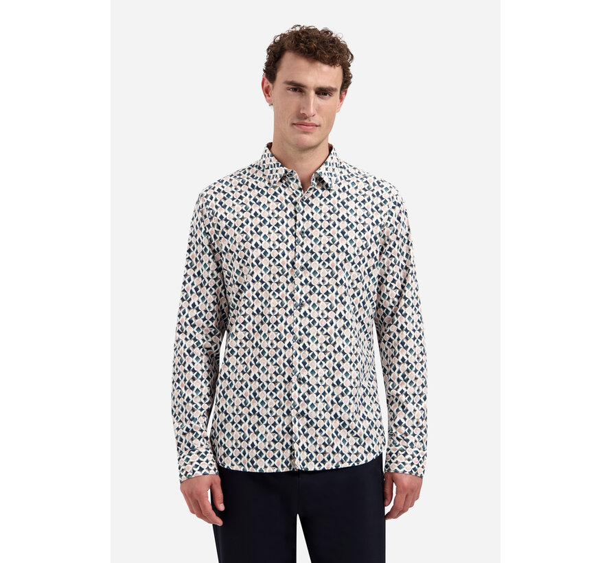 No Excess Overhemd Allover Printed Light Mauve (31430216 - 346)
