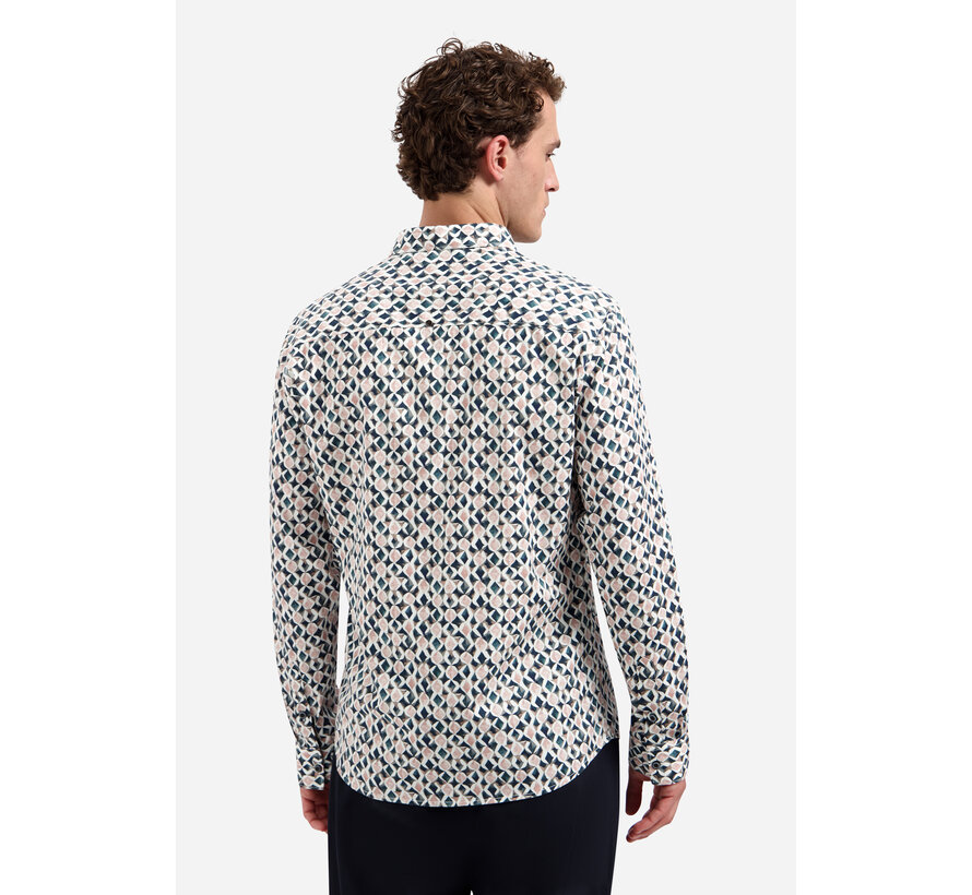 No Excess Overhemd Allover Printed Light Mauve (31430216 - 346)