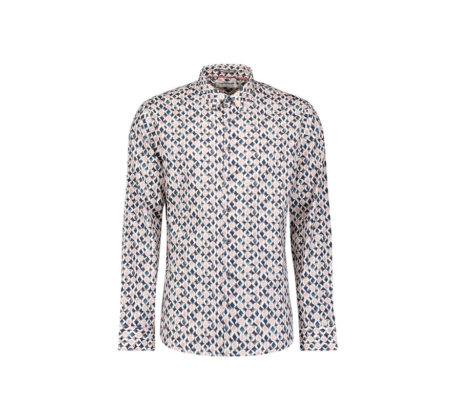No Excess Overhemd Allover Printed Light Mauve (31430216 - 346)