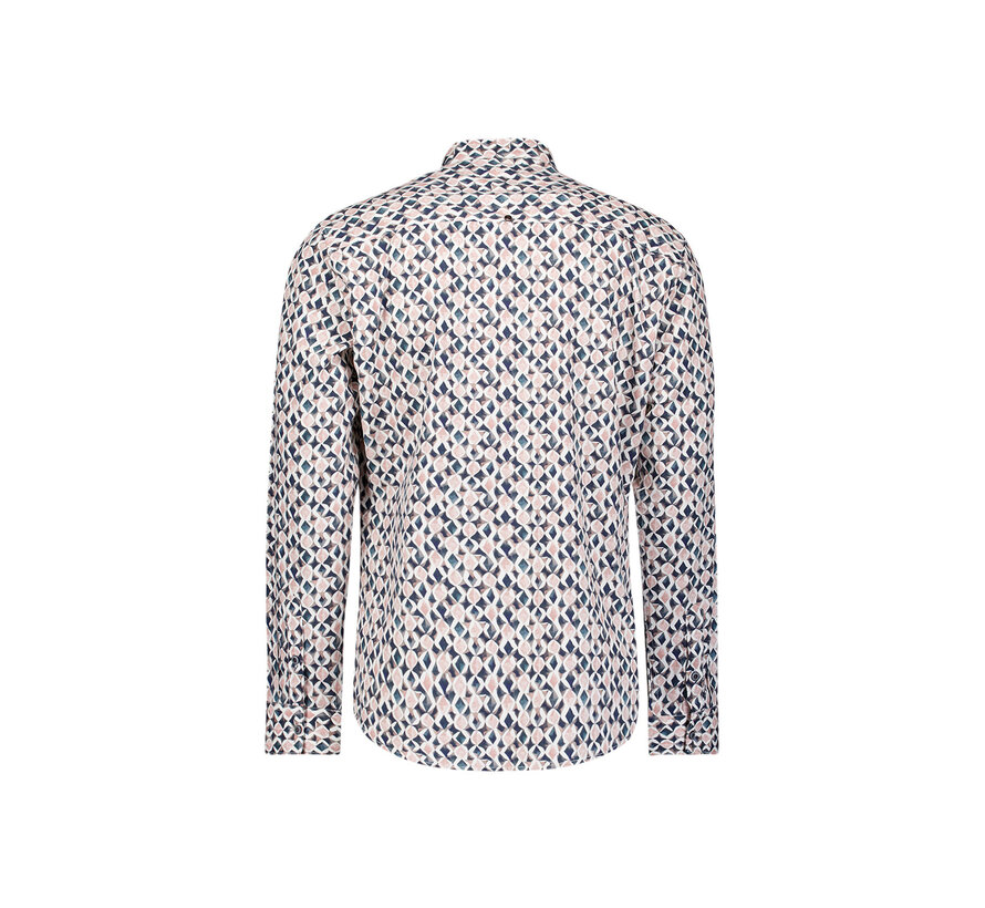 No Excess Overhemd Allover Printed Light Mauve (31430216 - 346)