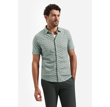 No Excess No Excess Shirt Short Sleeve Jersey Allover Printed Green (31440334SN - 050)