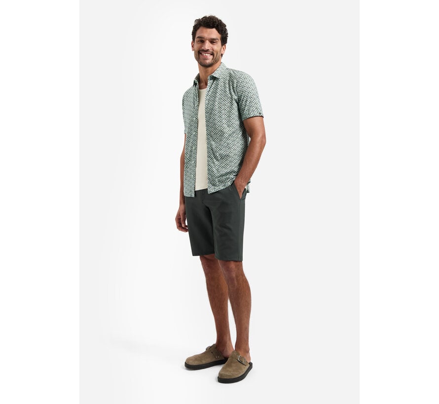 No Excess Shirt Short Sleeve Jersey Allover Printed Green (31440334SN - 050)