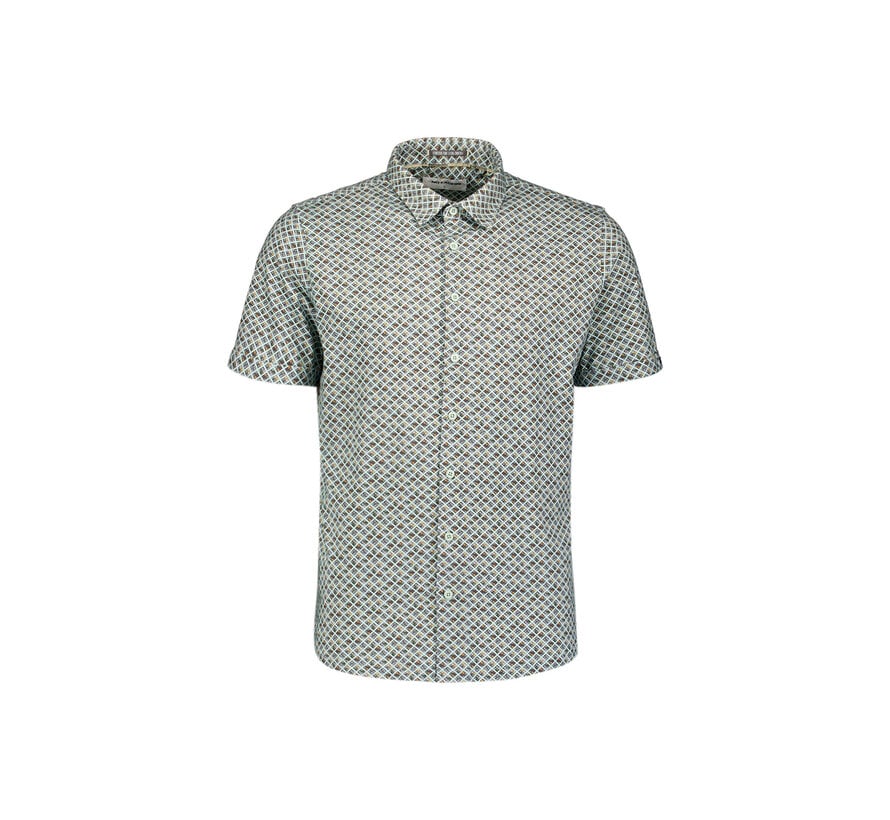 No Excess Shirt Short Sleeve Jersey Allover Printed Green (31440334SN - 050)