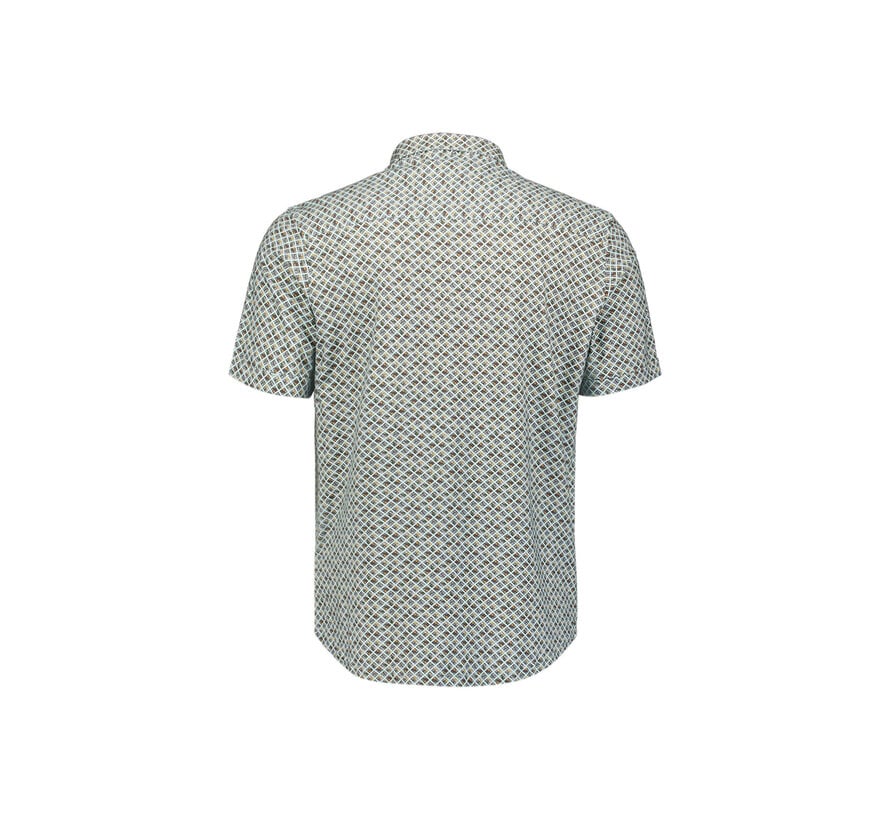 No Excess Shirt Short Sleeve Jersey Allover Printed Green (31440334SN - 050)