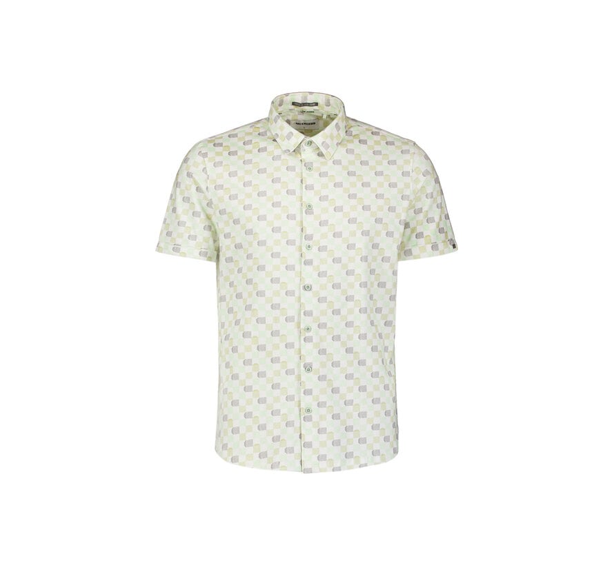 No Excess Shirt Short Sleeve Jersey Allover Printed Green (31440335 - 050)
