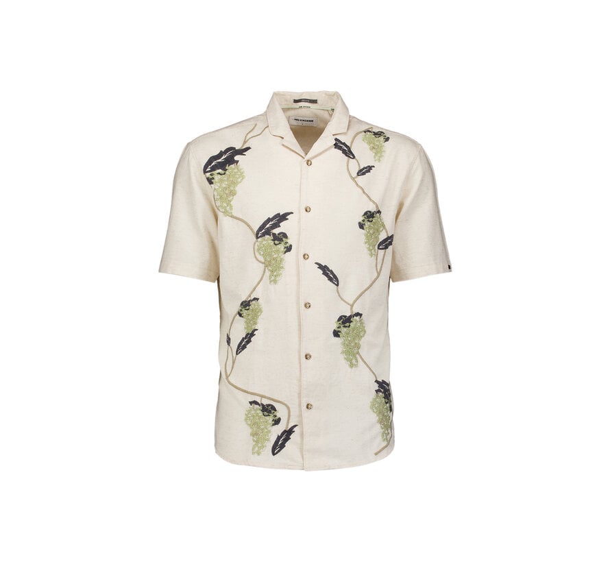 No Excess Shirt Short Sleeve Placed Embroidery Green (31440353 - 050)
