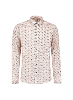 No Excess No Excess Shirt Stretch Allover Printed Mauve (31450137 - 146)