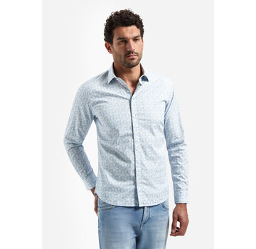 No Excess No Excess Shirt Stretch Allover Printed Blue (31450238 - 030)