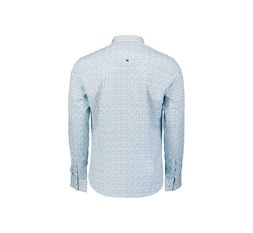 No Excess Shirt Stretch Allover Printed Blue (31450238 - 030)