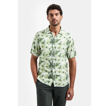 No Excess No Excess Shirt Short Sleeve Stretch Allover Printed Green (31460340 - 050)
