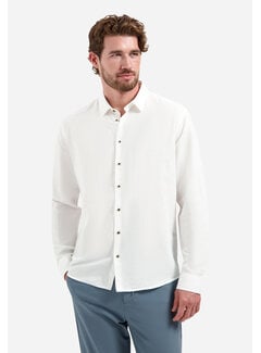 No Excess No Excess Shirt With Linen White (31470213SN - 010)