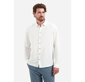 No Excess No Excess Shirt With Linen White (31470213SN - 010)