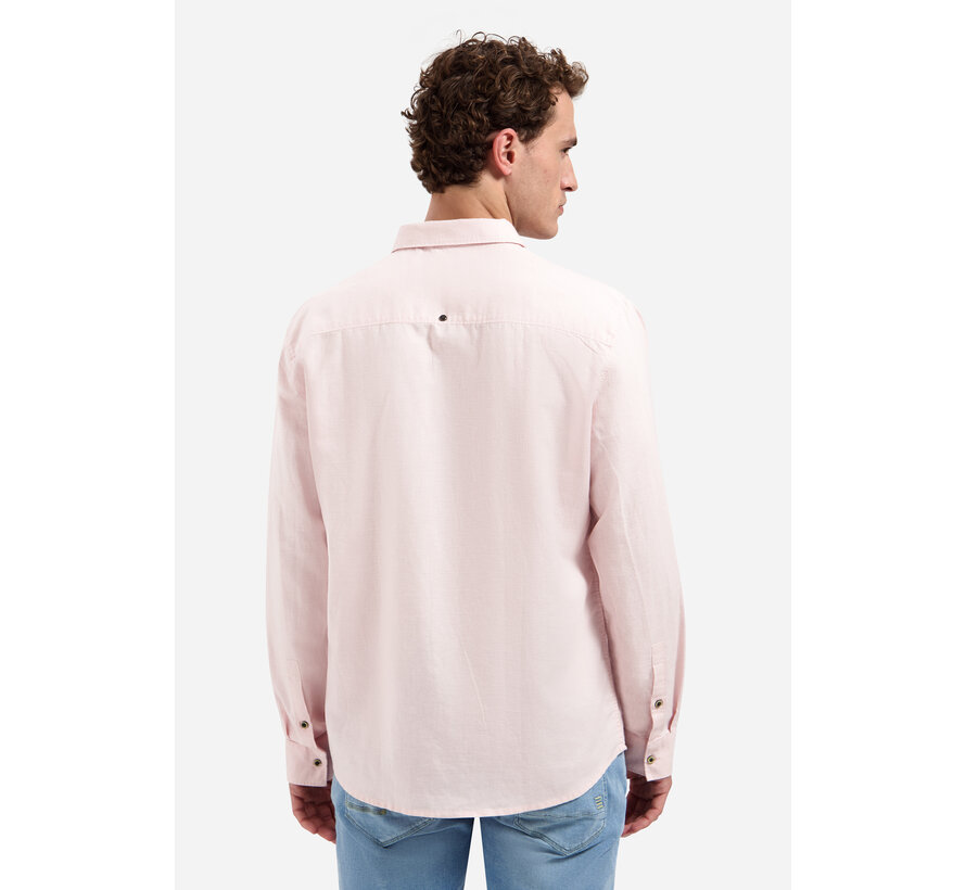 No Excess Shirt With Linen Soft Pink (31470213SN - 163)