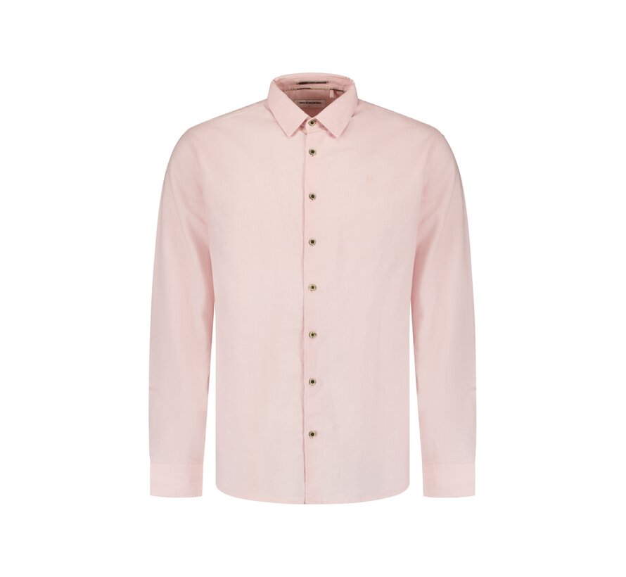 No Excess Shirt With Linen Soft Pink (31470213SN - 163)