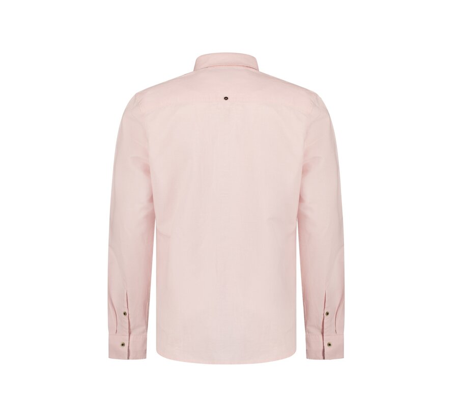 No Excess Shirt With Linen Soft Pink (31470213SN - 163)