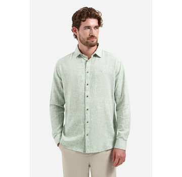 No Excess No Excess Shirt Two Tone With Linen Green (31470223 - 050)