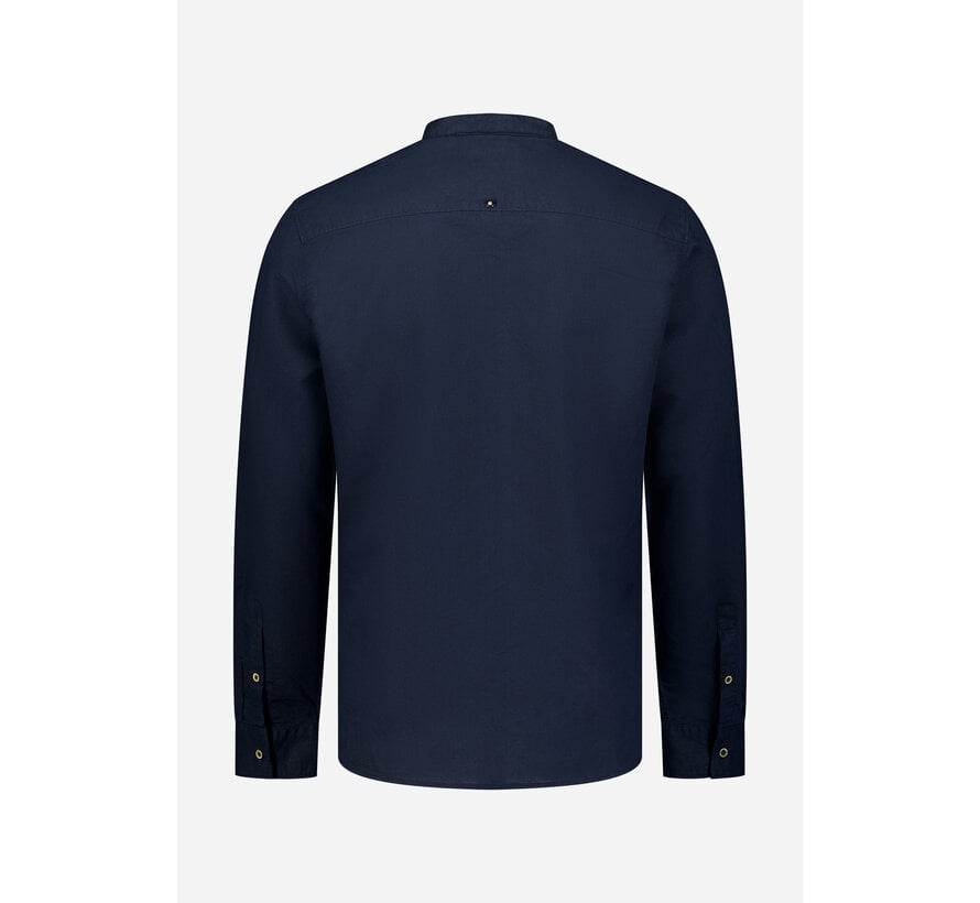 No Excess Shirt With Linen Granddad Night (31470218SN - 078)
