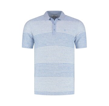 Fellows United Fellows United Polo Premium Stripes Light Blue (61.3667 - 119)