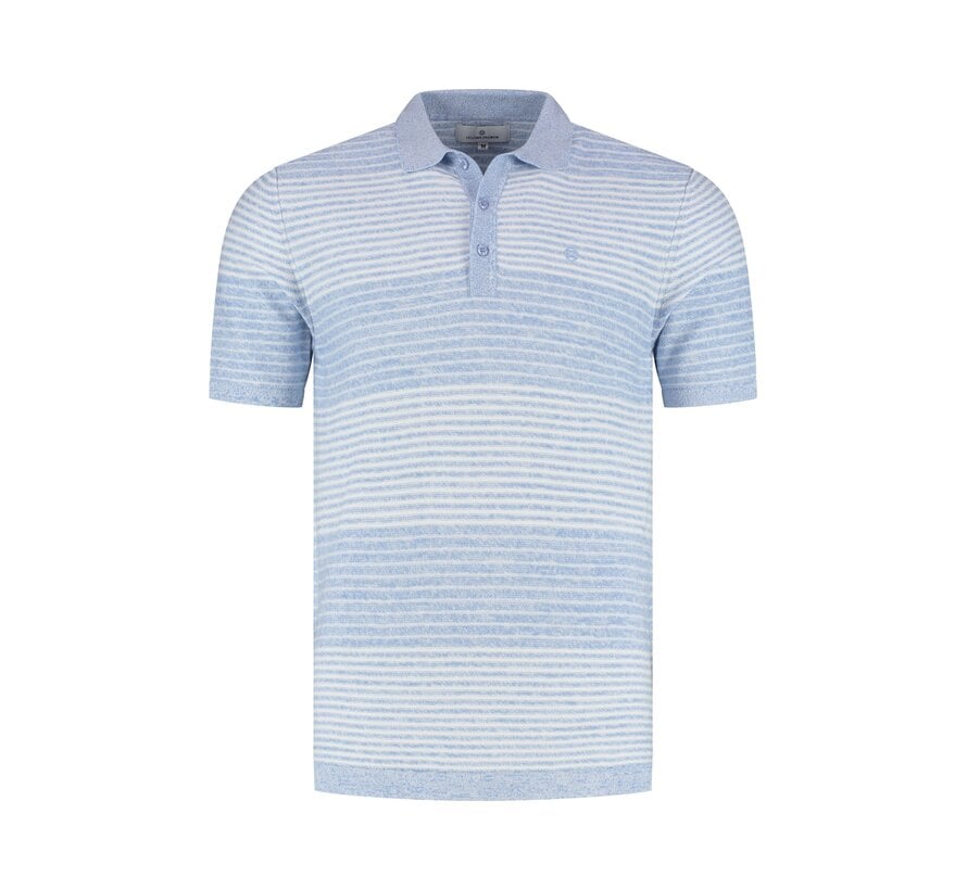 Fellows United Polo Premium Stripes Light Blue (61.3667 - 119)