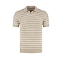 Fellows United Polo Premium Jacquard Mid Brown (61.3669 - 145)