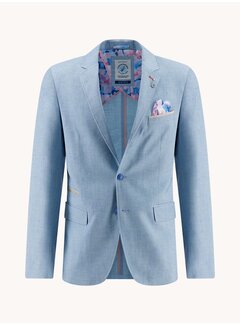A Fish Named Fred A Fish Named Fred Colbert Linen Look Aqua Blue (33.105 - 603)